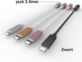 8 pins voor IOS 12 Jack oortelefoonadapter voor iPhone 7 8 Plus X XS Max tot 3,5 mm Zwart