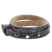 Cuoio Armband Croco Grijs