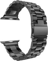 Metalen Armband Voor Apple Watch Series 1/2/3/4 42/44 MM Horloge Band Strap iWatch Schakel Polsband – Zwart , slijt vast. RVS Horloge bant voor de Apple iWatch deze band is van roestvrij staa