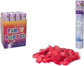Gerimport Partypopper Rozen 30 Cm Papier Rood