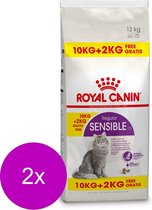 Royal Canin Sensible 33 - Kattenvoer - 2 x 10+2 kg Bonusbag