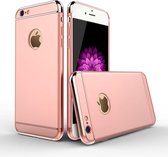 Luxe roze gouden telefoonhoesje voor iPhone 6 / 6s Plus Ultradunne TPU beschermhoes