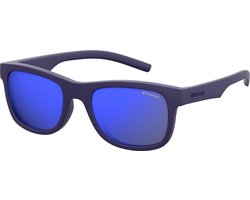 Polaroid® Onbreekbare Lichtgewicht Kinderzonnebril 4 - 8 jaar Blue Mirror UV-Bescherming Kinderbril