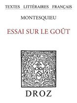 Textes littéraires français - Essai sur le goût