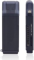 Supersnelle USB 3.0 Multi Card Reader - Plug & Play - Voor Micro SD / SD / MMC / TF Kaart Lezer - Kaartlezer / Geheugenkaartlezer / Cardreader - Compatibel Met Windows & Mac OS - Zwart