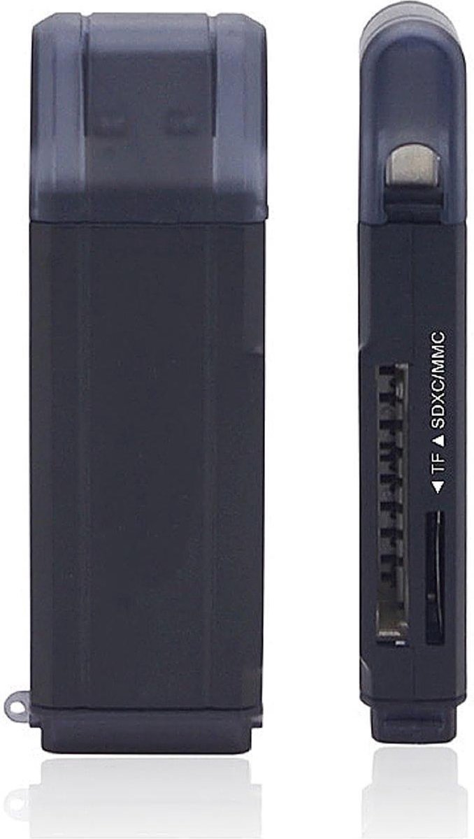 Supersnelle USB 3.0 Multi Card Reader - Plug & Play - Voor Micro SD / SD / MMC / TF Kaart Lezer - Kaartlezer / Geheugenkaartlezer / Cardreader - Compatibel Met Windows & Mac OS - Zwart - AA Commerce