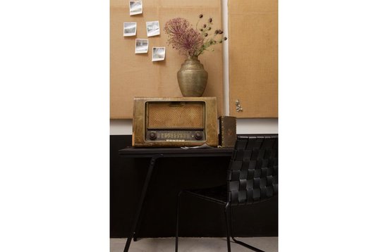| BePureHome Icon Eetkamerstoel Recycled Leer Industriële eetkamerstoel | BePureHome Icon recycle leer