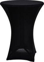 Statafelrok Stretch Style - Ø 85 cm - zwart