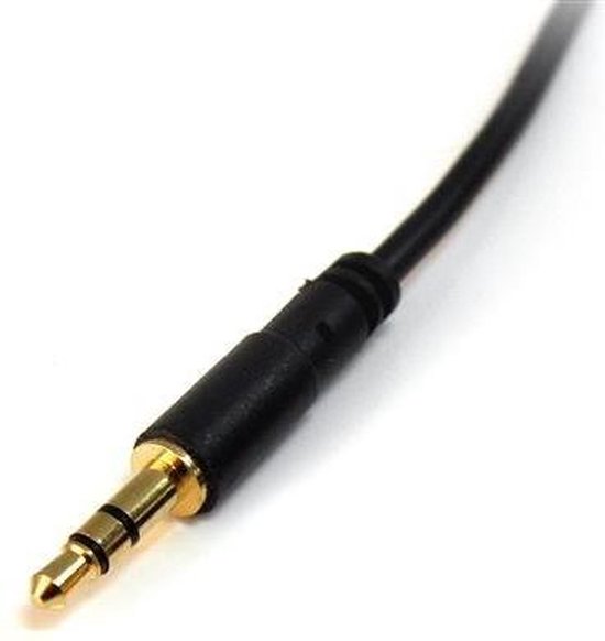 Audio Jack Cable (3.5mm) Startech MU15MMS Black bol