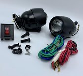 Aroso Autolampen - Mistlampen Set - H3/55w - 12 volt - Universeel