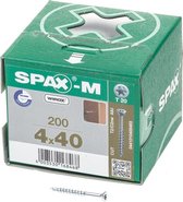 Spax Schroef MDF Verzinkt Torx 4.0 x 40 (200)