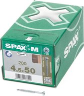 Spax Schroef MDF Verzinkt Torx 4.5 x 50 (200)