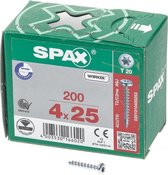 Spax Spaanplaat CK Verzinkt Torx 4.0 x 25 (200) - 200 stuks