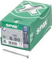 Spax Spaanplaatschroef Verzinkt Torx 6.0 x 90 - 100 stuks