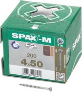 Spax Schroef MDF Verzinkt Torx 4.0 x 50 (200)