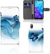 Huawei Y5 (2019) Telefoonhoesje met Pasjes Vlinders
