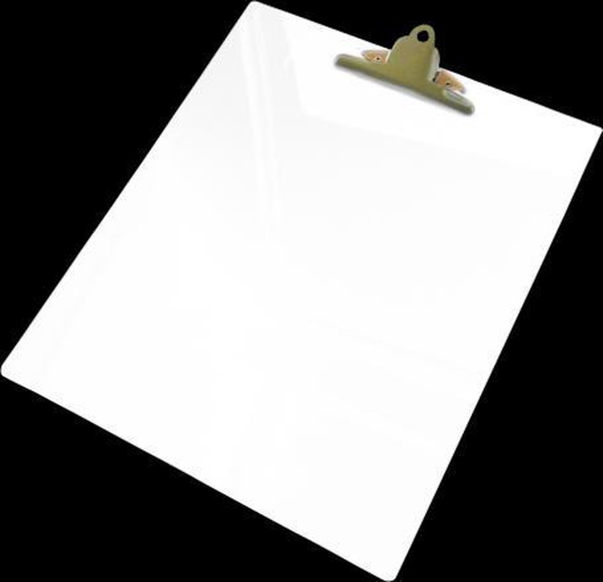 LPC Klembord clipboard kunststof - wit -A3 staand