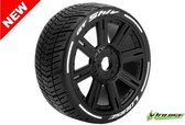 Louise RC - MFT - GT-SHIV - 1-8 Buggy Bandenset - Gemonteerd - Super Soft - Velgen Wit - Zeskant 17mm - L-T3284VW