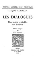 Textes littéraires français - Les Dialogues non moins profitables que facetieux
