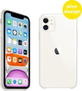 Hoesje Geschikt Voor iPhone 11 - Siliconen Telefoonhoesje - Transparant