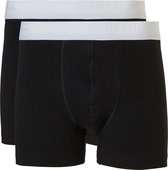 Ten Cate - Jongens - Tiener 2-Pack Basis Boxershorts - Zwart - 134/140