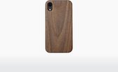 Houten iPhone Hoesje - Klassiek - Walnoot - iPhone Xr