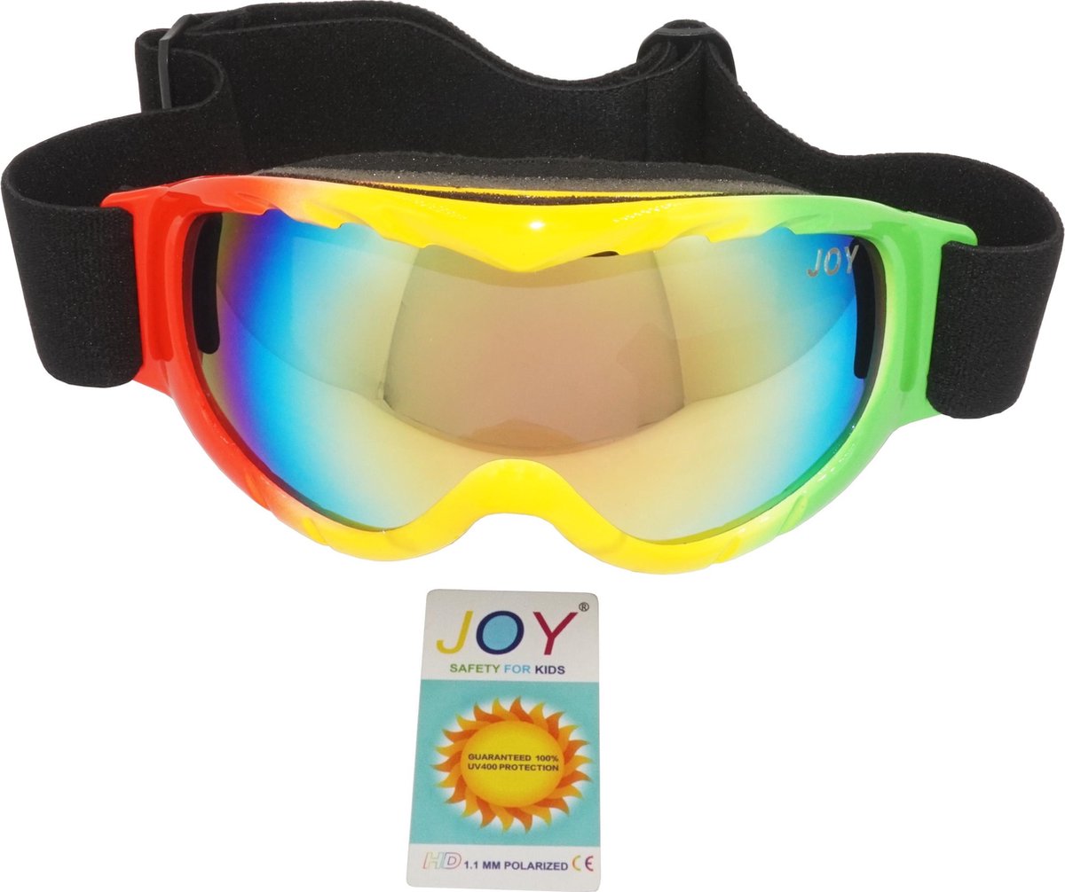Viga Kids TPU Ultra-Light Frame DUBBEL Layer Lens - Ski/Snowboard Goggle - 100% UVA UVB Bescherming