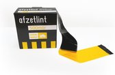 Kortpack - Extreem sterk Afzetlint 75mm x 500mtr lang, 35my dik - Geel/Zwart - 1 Rol in Dispenserdoos - Gevarenlint - Waarschuwingslint - (028.0499)