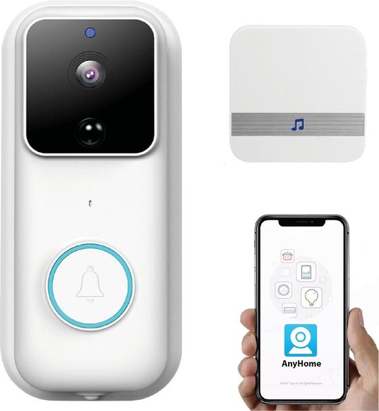 Video Deurbel met Camera – Slimme deurbel - inclusief ontvanger en  batterijen - Smart... | bol.com