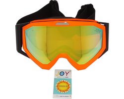 Xps Kids Orange TPU Ultra-Light Frame Dubbel Yellow Layer Lens - Ski/Snowboard Goggle - 100% UVA UVB UVC Bescherming
