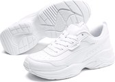 PUMA Cilia Mode Sneakers Dames – Puma White-Puma Silver – Maat 37