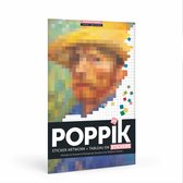 Sticker kunst en poster op nummer - [POPPIK - meesterwerken] zelfportret van Gogh poster - 2100 stickers vanaf 10 jaar