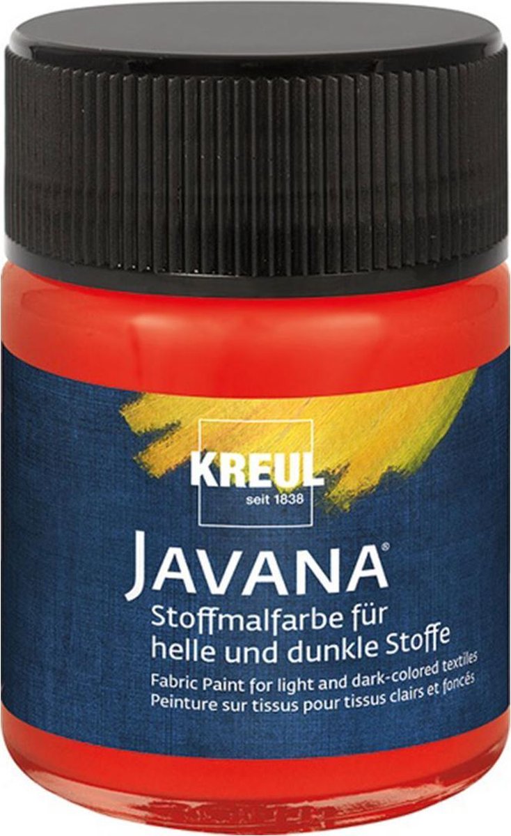 Javana rode textielverf 50ml – Voor licht en donker gekleurd textiel