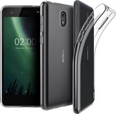 Luxe Back cover voor Nokia 1 Plus - Transparant - Soft TPU hoesje