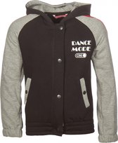 Papillon Vest Met Capuchon Dance Mode On Meisjes Zwart Mt 140