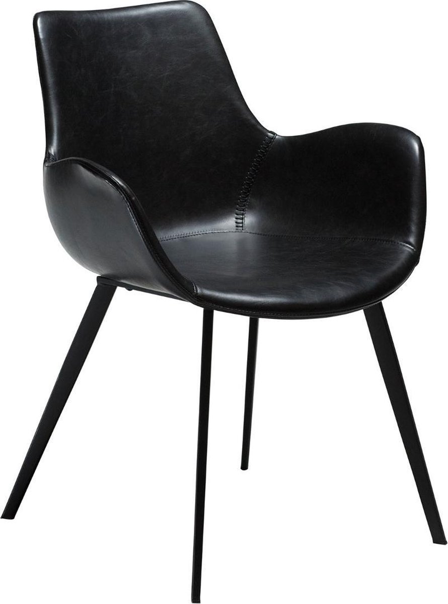 Dan-Form eetkamerstoel hype vintage zwart 80 x 62 x 60 (2 stuks)