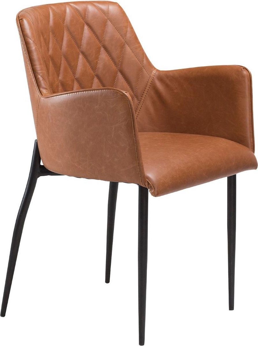 Dan-Form eetkamerstoel rombo lichtbruin 80 x 56 x 51 (2 stuks)