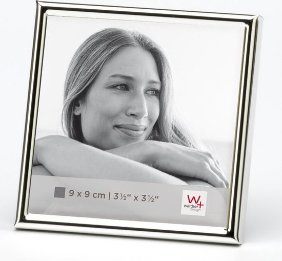 Walther Design Chloe - Fotokader - Fotoformaat 9 x 9 cm - Zilver