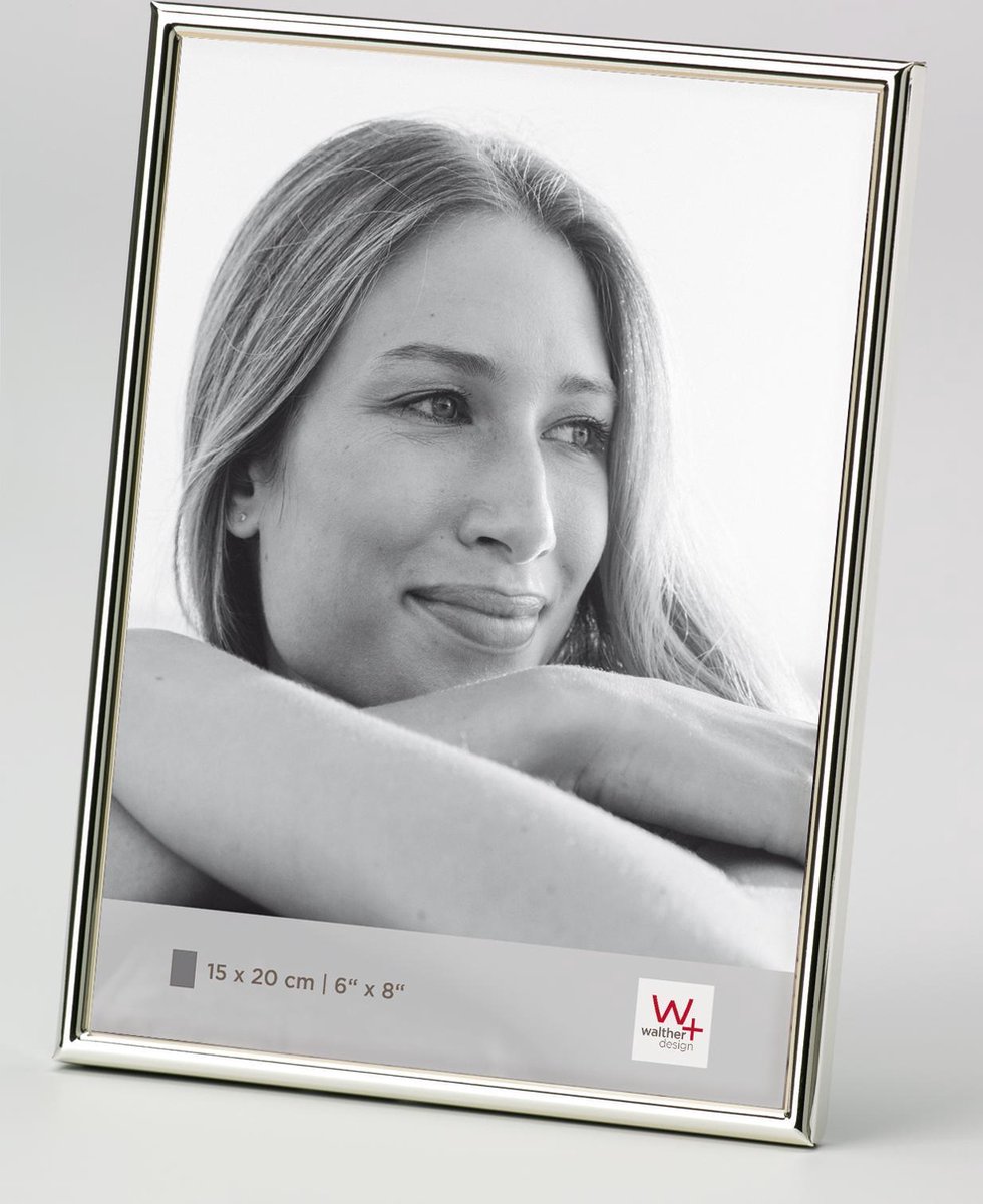 Walther Design Chloe - Fotolijst - Fotoformaat 15 x 20 cm - Zilver