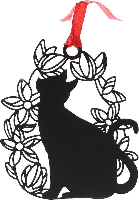 10 stuks magnetische boekenleggers, zwarte kat, schattige boekenleggers als cadeau voor vrouwen, kinderen, boekenliefhebbers, kattenliefhebbers (zwart