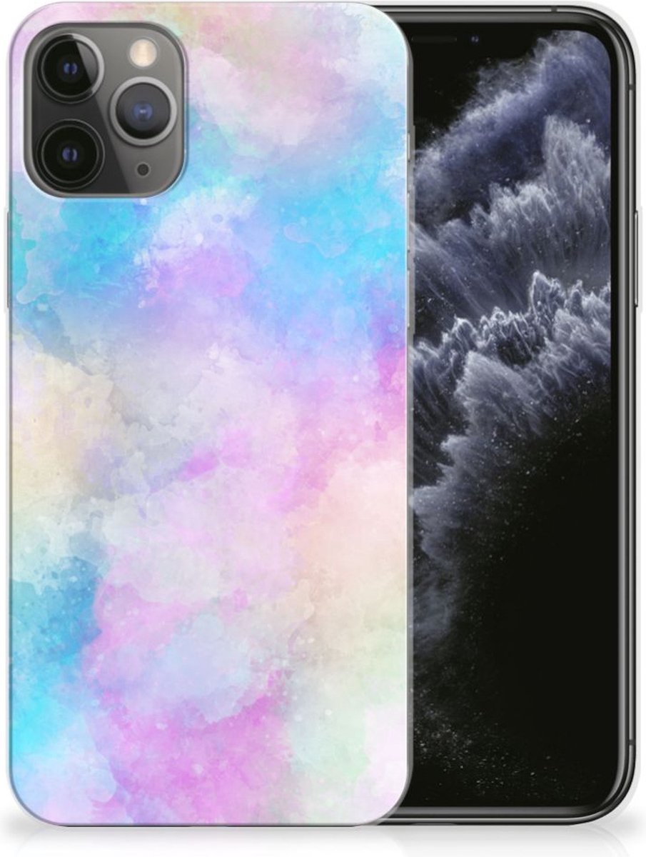 Hoesje maken Apple iPhone 11 Pro Watercolor Light