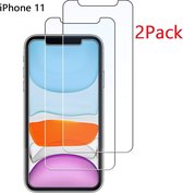 Ntech Screenprotector 2 Pack - Geschikt voor iPhone 11 Screenprotector Glass (0.3mm)