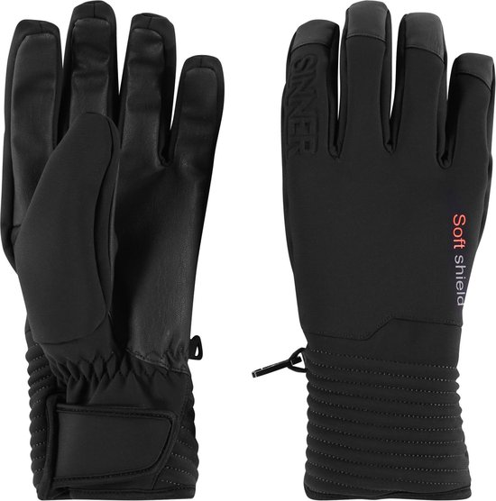 SINNER Ski Mont - Handschoenen - Zwart - Unisex - Maat M- 8,5