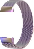 Fitbit Charge 3 & 4 Luxe Milanees bandje |Multicolour| Premium kwaliteit | Maat: M/L | RVS |TrendParts