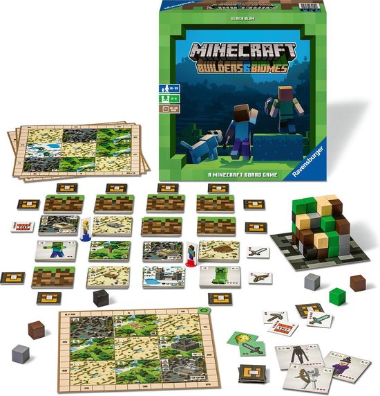 Thumbnail van een extra afbeelding van het spel Ravensburger Minecraft - Bordspel