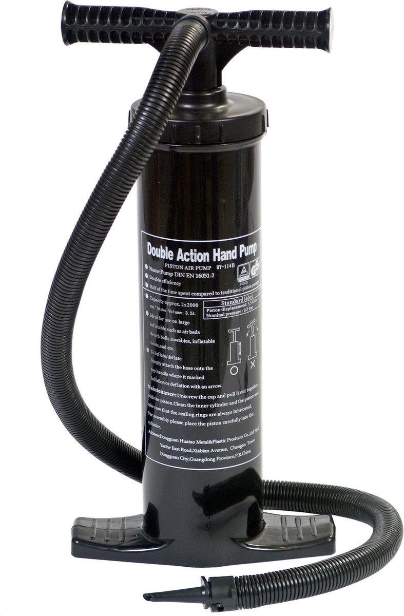Outdoor Handpomp 2x2L Zwart