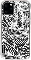 Casetastic Apple iPhone 11 Pro Hoesje - Softcover Hoesje met Design - Wavy Outlines Print