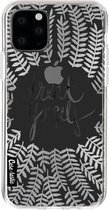 Casetastic Apple iPhone 11 Pro Hoesje - Softcover Hoesje met Design - Treat Yoself Silver Print