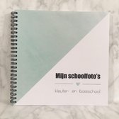 Mijn schoolfotoboek Mintgroen - invulboek voor schoolfoto's - album voor jongens en meisjes - België - Nederland