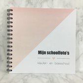 Mijn schoolfotoboek Roos - invulboek voor schoolfoto's - album voor jongens en meisjes - België - Nederland